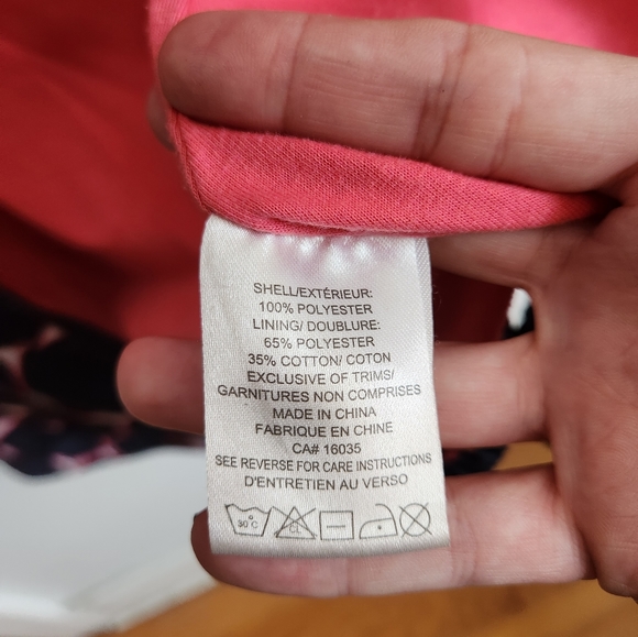 Nicole Miller blue and pink polka dot child's jacket - Picture 6 of 7